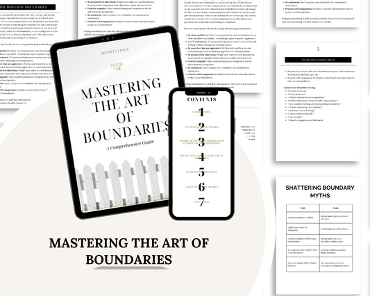 Mastering Boundaries: A Comprehensive Guide to Reclaim Your Power EBook